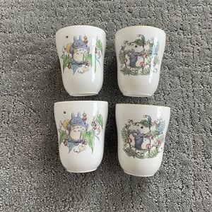 Lot Of 4 Rare Noritake x My Neighbor Totoro Tea Cup 230cc 230mL